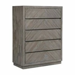 Best deal โ Chests Modus Herringbone Solid Wood 5 Drawer Chest ๐