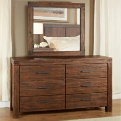 Cheapest ⭐ Dressers Modus Meadow 6 Drawer 👗 Dresser - Brick Brown 👍