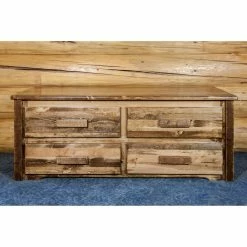 New ❤️ Dressers Montana Woodworks Homestead 4 Drawer Sitting Chest 👍