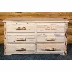 Best deal 🥰 Bedroom 👗 Dressers Montana Woodworks Montana 6-Drawer 👗 Dresser With Optional Mirror 🎉