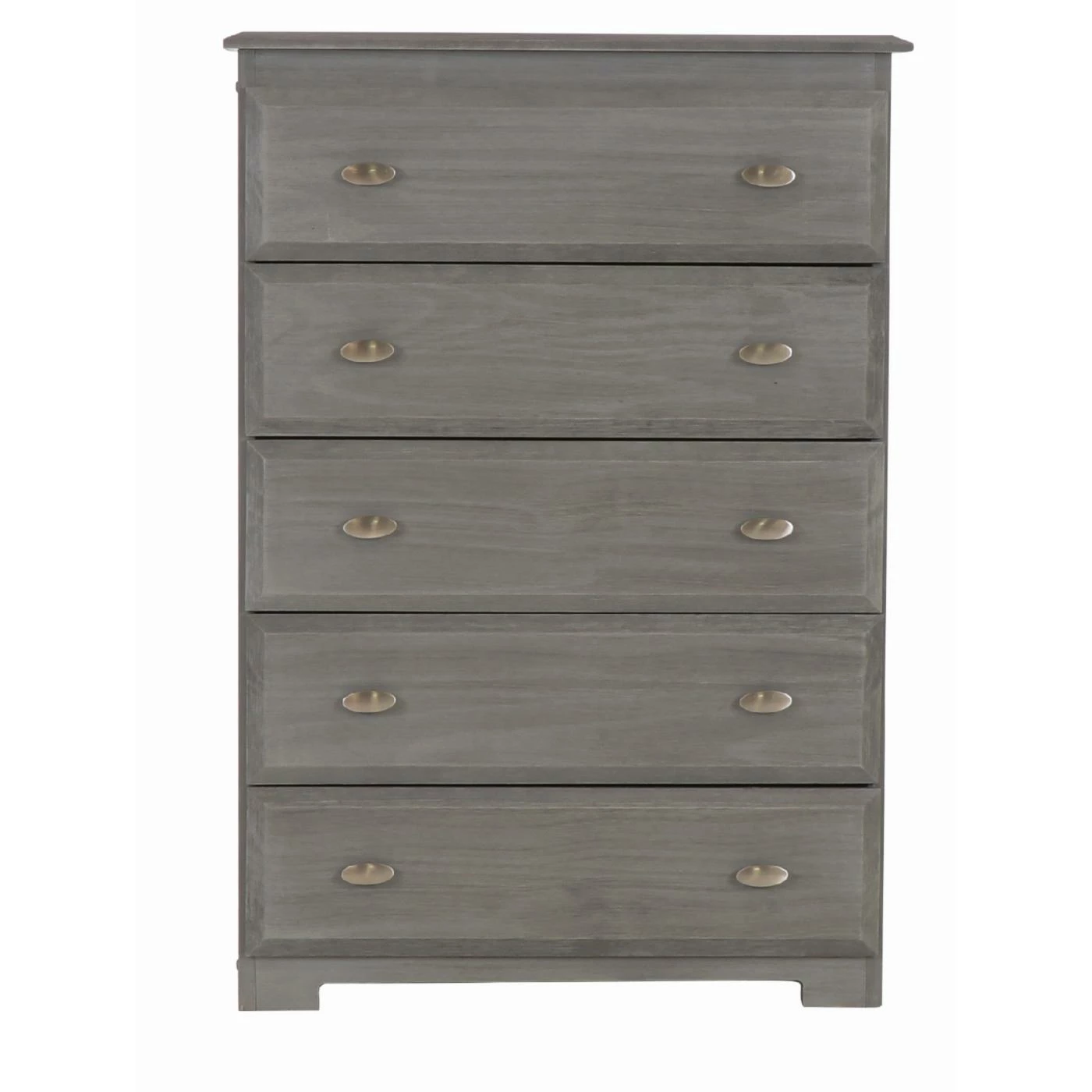 Best deal ๐ Chests OS Home And Office Furniture Solid Pine Five Drawer Chest In Charcoal Gray ๐