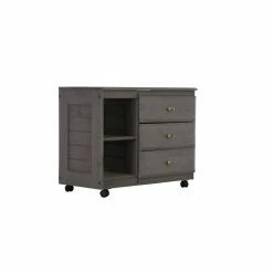 Best Pirce 🔥 OS Home And Office Furniture Chests OS Home And Office Charcoal Gray Chest With Three Drawers ✨