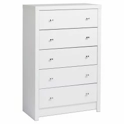 Flash Sale π Chests Prepac Calla 5-Drawer Chest - White π