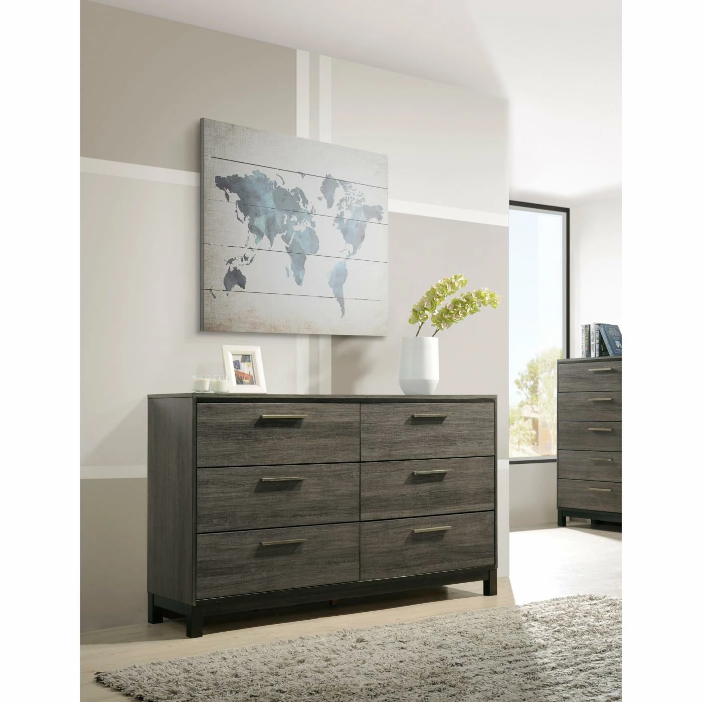 Budget ๐ Dressers Roundhill Furniture Ioana 6 Drawer ๐ Dresser ๐
