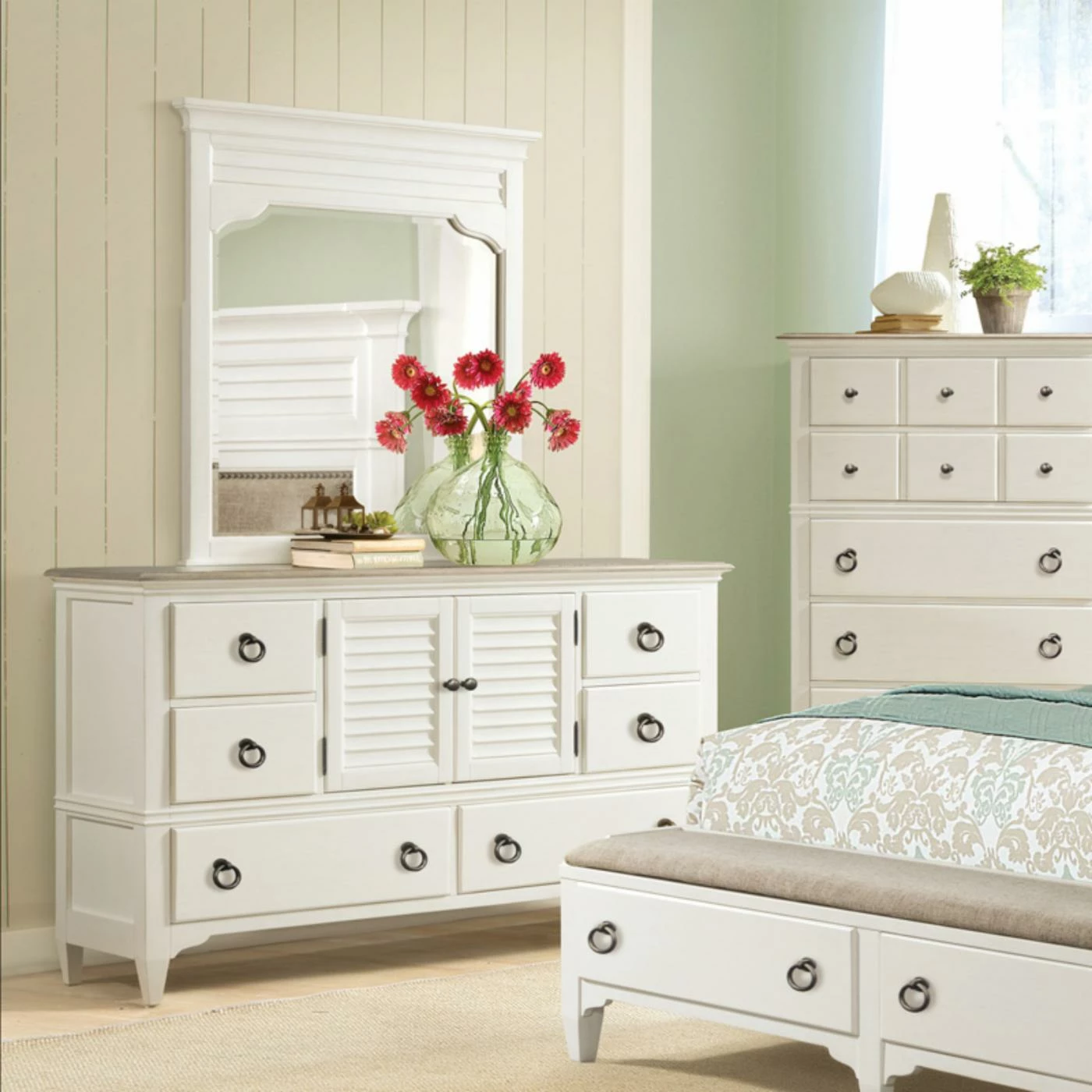 New ๐ฏ Dressers Riverside Furniture Myra 6 Drawer 1 Door ๐ Dresser With Optional Mirror ๐