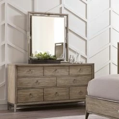 Best Sale 🔔 Dressers Riverside Furniture Sophie 8 Drawer 👗 Dresser With Optional Mirror ❤️