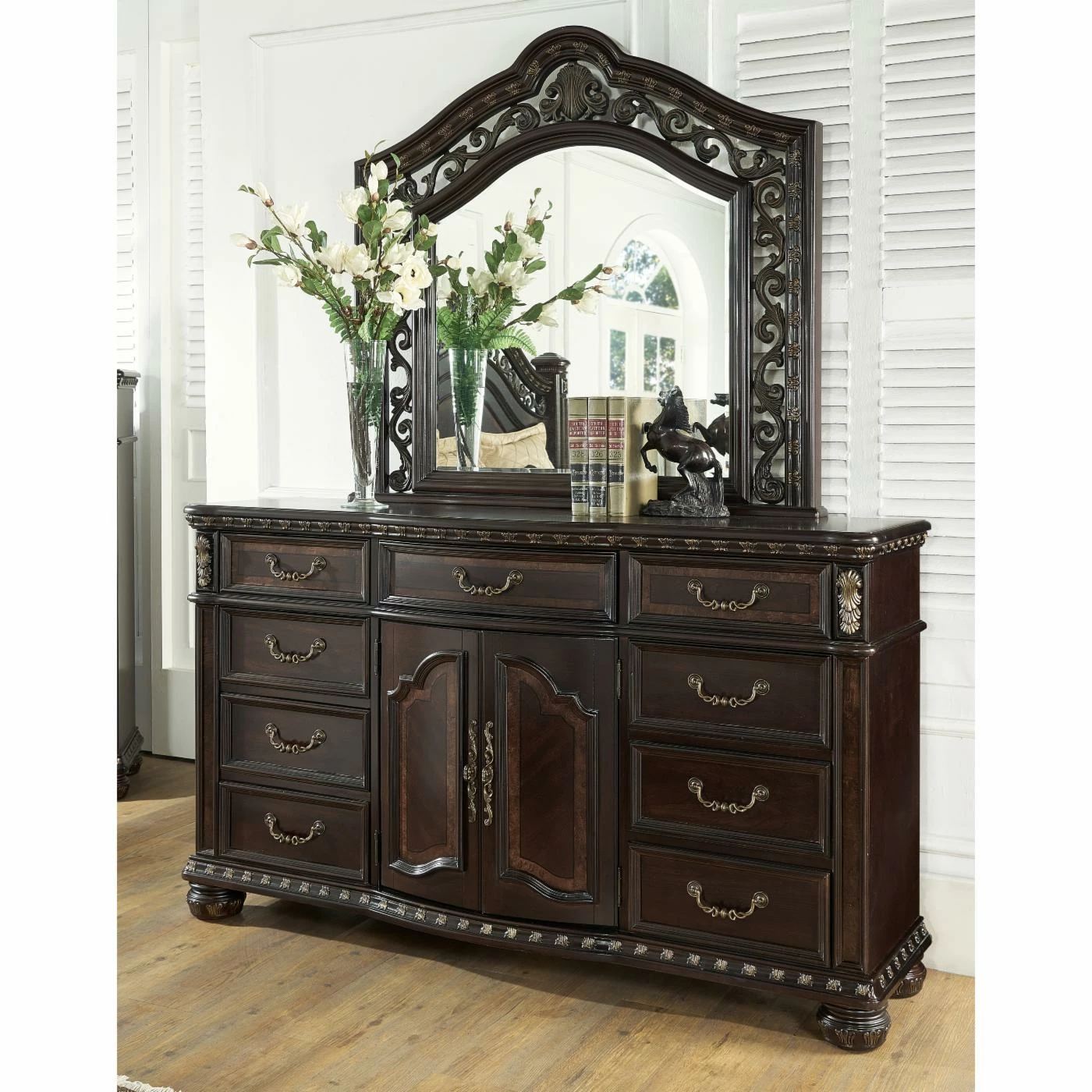 Best reviews of π Dressers Steve Silver Co. Monte Carlo 9 Drawer π Dresser With Optional Mirror π