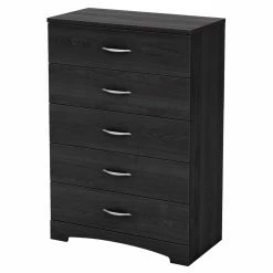 New 😍 South Shore Chests Canyon 5 Drawer Chest - Grey Oak 😀