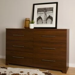 Buy 🌟 Dressers South Shore Primo 6 Drawer Double 👗 Dresser 🛒