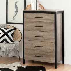 Discount 🔔 Chests South Shore Munich 5 Drawer Chest 😉