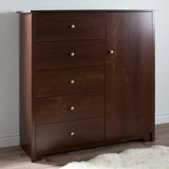 Discount 👏 Gentlemens Chests Vito Door Chest With 5 Drawers By South Shore ❤️