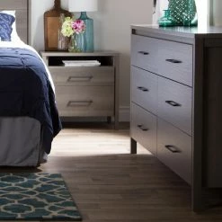 Coupon 😍 Dresser Set South Shore Gravity 6 Drawer Double 👗 Dresser And 2 Drawer Nightstand ✔️