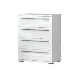 Top 10 ❤️ Chests Furniture.Agency Piano 4 Drawer High Gloss Chest Of Drawers 🎁
