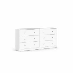 Deals 😀 Bedroom 👗 Dressers Tvilum Portland 6 Drawer Double 👗 Dresser 😀