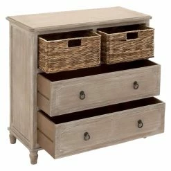 Best reviews of 🔔 Chests DecMode 2 Drawer 2 Basket Chest ✨