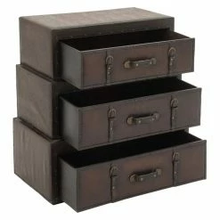 Wholesale ๐ Chests DecMode 3 Drawer Trunk Chest โ