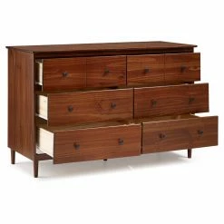 Best Pirce 🔔 Dressers Manor Park Classic Mid-Century 6 Drawer 👗 Dresser ❤️