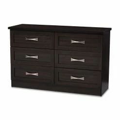 Best reviews of 🥰 Dressers Baxton Studio Colburn 6 Drawer 👗 Dresser - Wenge 🔔