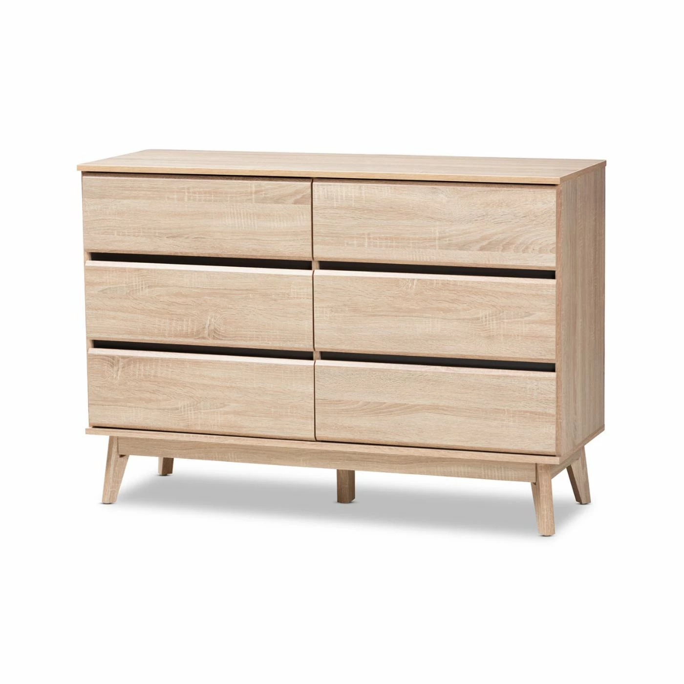 Buy ๐ฅฐ Dressers Baxton Studio Miren Mid-Century Modern 6 Drawer ๐ Dresser ๐งจ