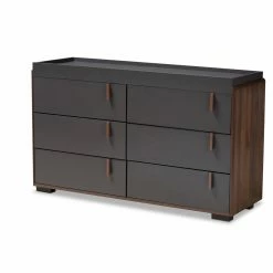 Best Pirce 💯 Dressers Baxton Studio Rikke 6 Drawer Modern 👗 Dresser 😍