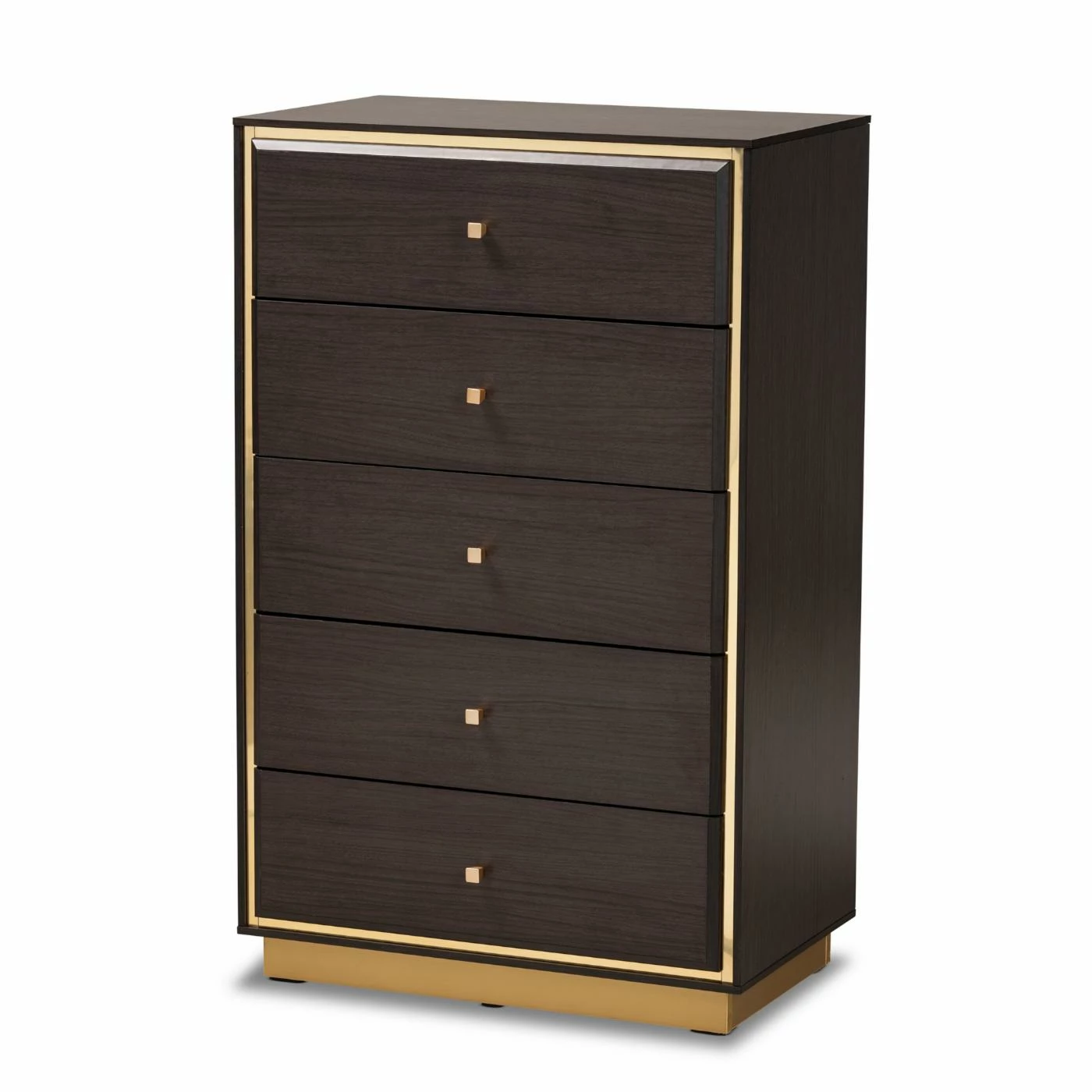 Deals β€οΈ Baxon Studio π Dressers Baxton Studio Cormac 5-Drawer Storage Chest β¨