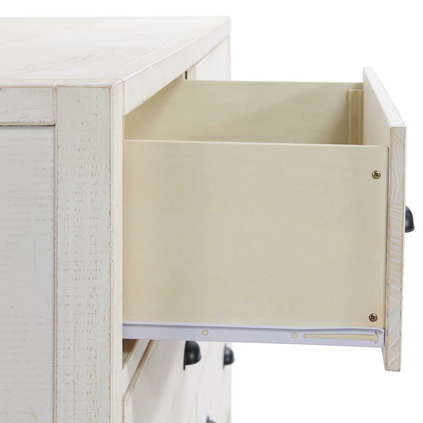Discount π Dressers Alaterre Furniture Windsor 6-Drawer Double π Dresser - Driftwood White π - Image 5