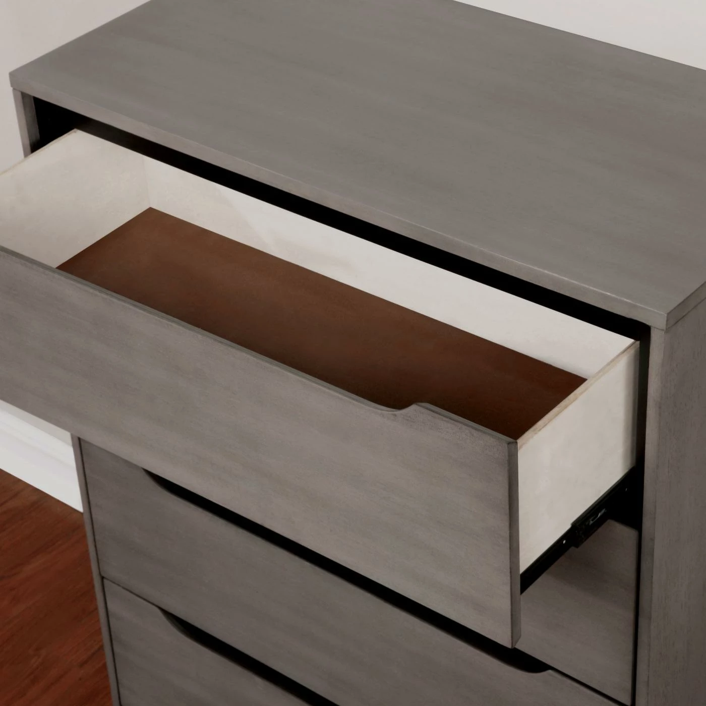 New โ๏ธ Chests Furniture Of America Adina Mid Century Modern 4 Drawer Chest ๐งจ - Image 5