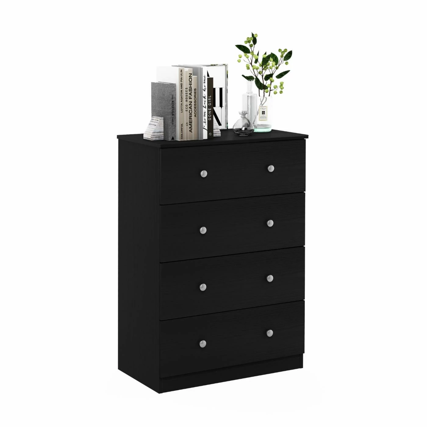 Outlet ⭐ Chests Furinno Tidur Simple Design 4-Drawer 👗 Dresser, Americano 🔥 - Image 5
