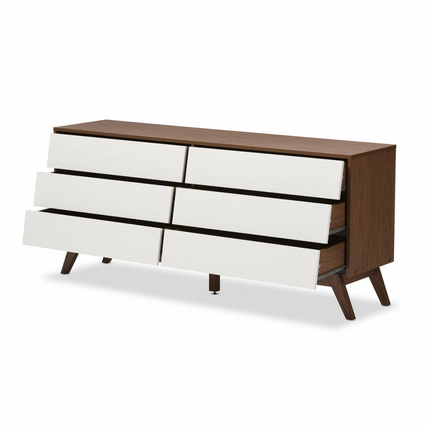 New π Dressers Baxton Studio Hildon 6-Drawer Storage π Dresser π - Image 5