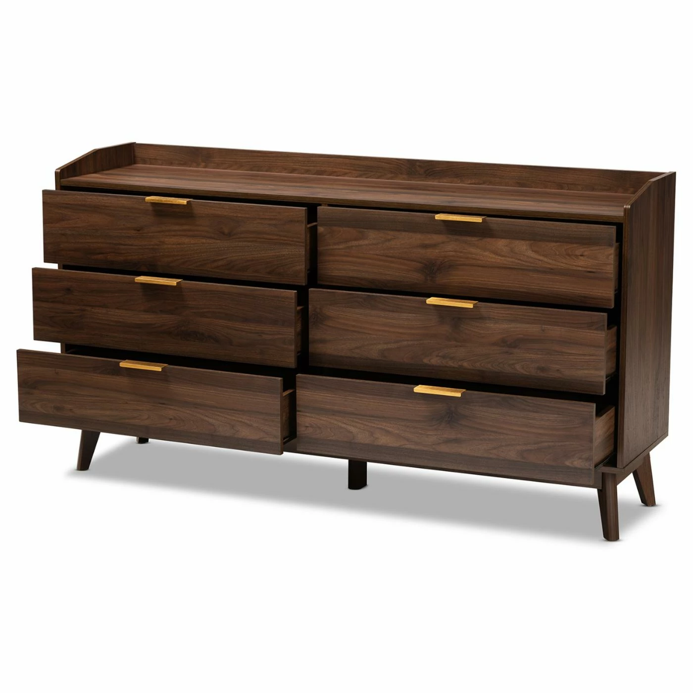 Promo ⭐ Dressers Baxton Studio Lena 6 Drawer Wood 👗 Dresser 💯 - Image 5